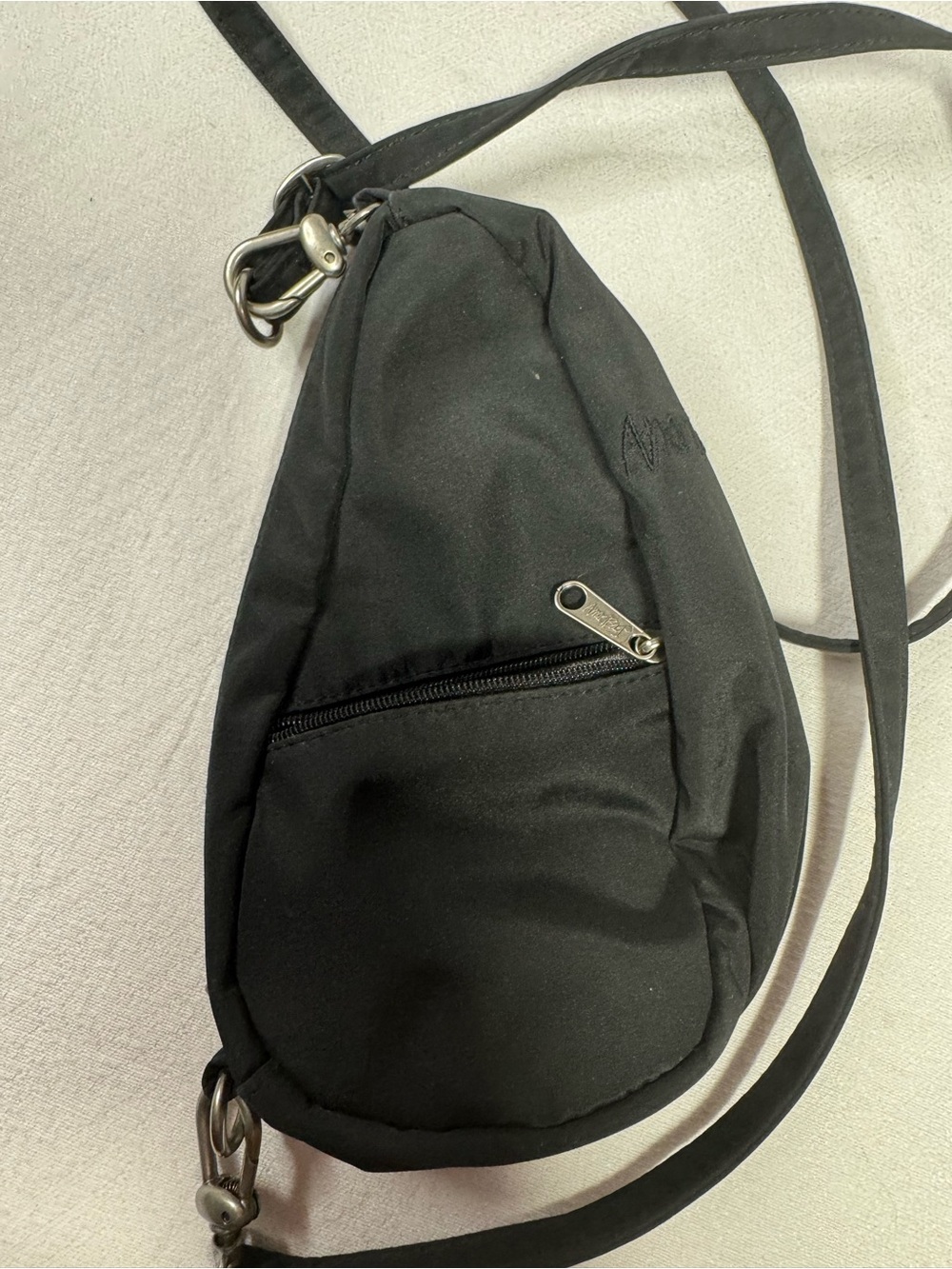 Ameribag Black Crossbody Sling Bag Travel Bag
